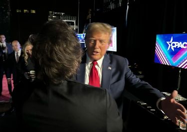 Donald Trump y Javier Milei, amigos para siempre.