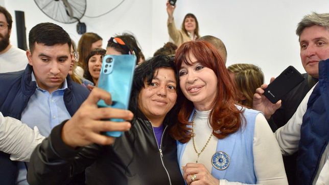 Cristina Fernández de Kirchner, de recorrida.
