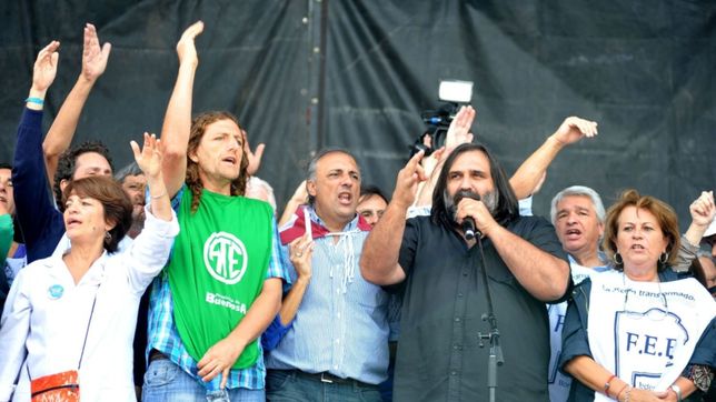 en tension creciente con vidal, paran docentes, medicos, judiciales y estatales