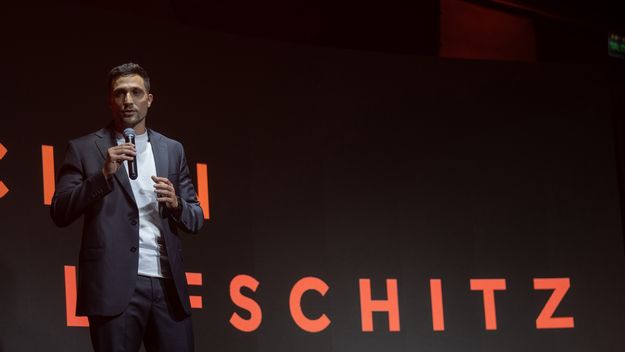Federico Lifschitz en el lanzamiento de la fundación que homenajea a su padre Miguel Lifschitz, ex gobernador de Santa Fe