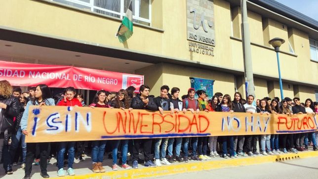 universidades del sur unidas contra el ajuste del gobierno