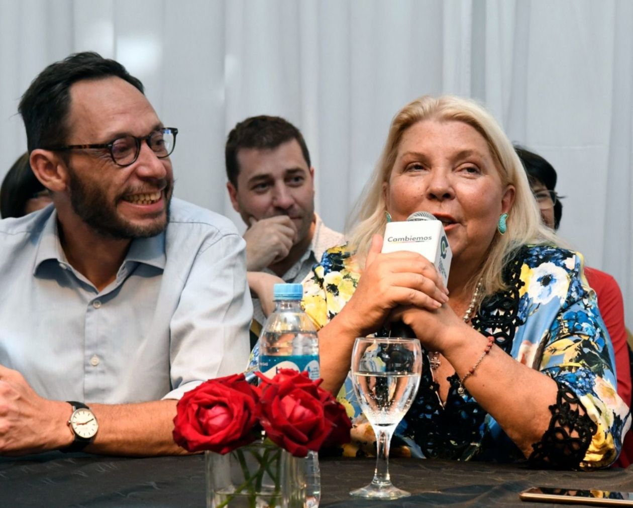 Maximiliano Ferraro y Elisa Carrió Maximiliano Ferraro Elisa Carrió