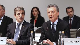 Toto Caputo con Mauricio Macri, otros tiempos