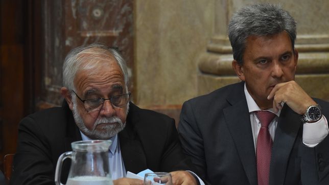 Los senadores Juan Carlos Pagotto (LLA) y Víctor Zimmermann (UCR), miembros de la bicameral de DNU.&nbsp; &nbsp;