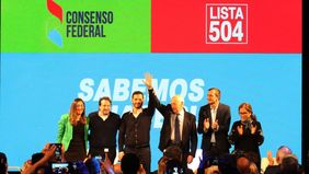 Tombolini se aferra a Lavagna en el tramo final de la campaña porteña
