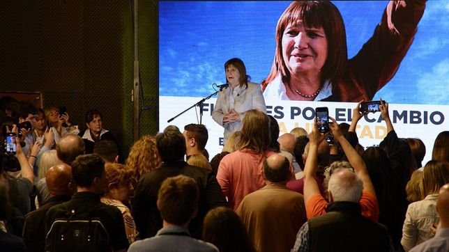 Patricia Bullrich en un encuentro de fiscales este martes.