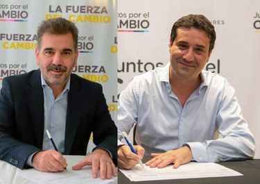 Cristian Ritondo (PRO) y Maximiliano Abad (UCR).