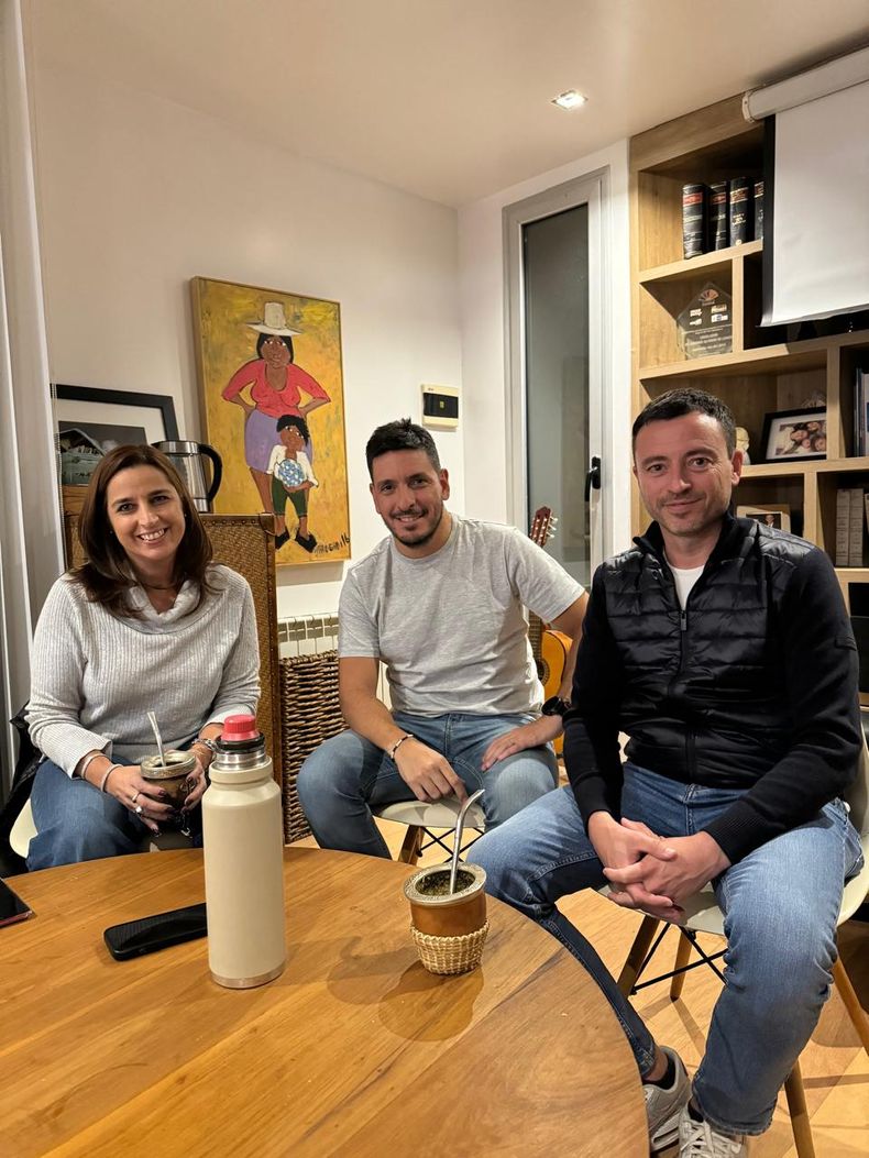 Soledad Carrizo, Marcos Ferrer y Rodrigo de Loredo