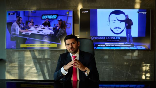 Augusto Marini, dueño de dos canales de streaming en la Argentina de Javier Milei