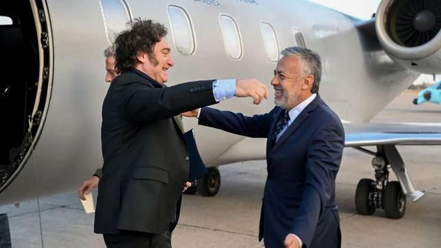Javier Milei y Alfredo Cornejo