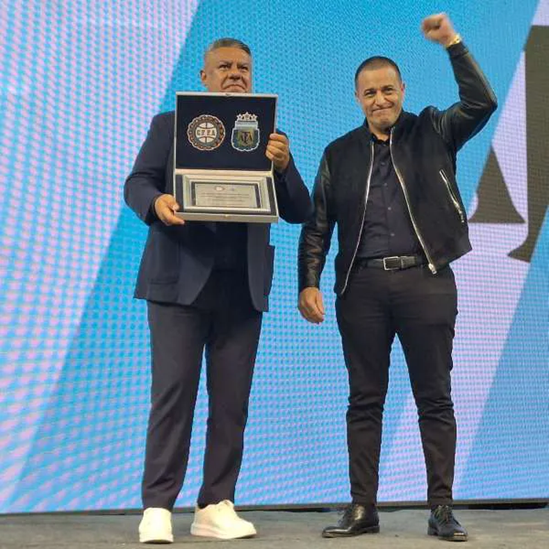 Claudio Chiqui Tapia y Pablo Toviggino