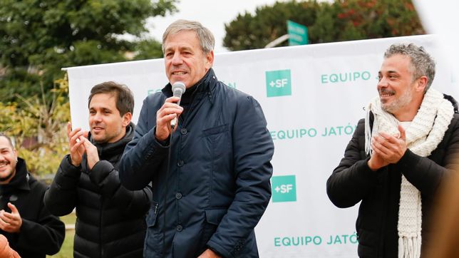 Emilio Jatón y Mariano Granato, también derrotado en la categoría senador.