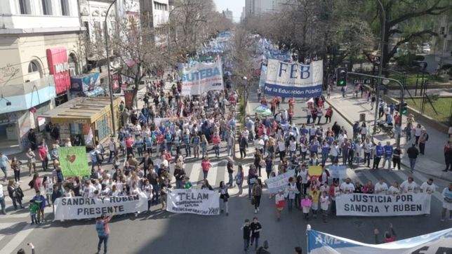 estatales, astilleros, judiciales y docentes marchan contra el ?ajuste? de vidal