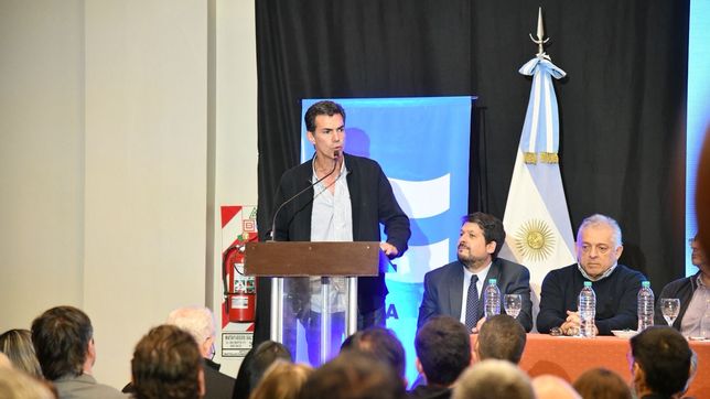 Juan Manuel Urtubey, durante el plenario de Primero la Patria en la Provincia de Salta. 