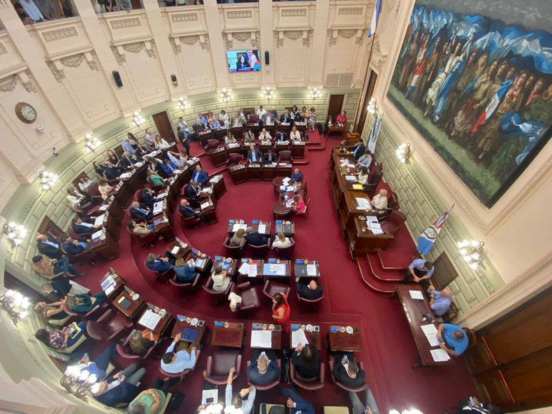 La cámara baja, donde hoy se trata la reforma constitucional de Santa Fe.