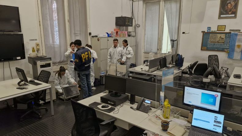 Sala de Periodistas de la Casa Rosada. Fotografía: Corta.