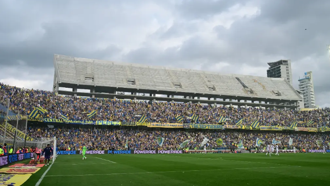 La nueva tribuna que se contruye en el estadio de Rosario Central, club que puja por ser sedel del Mundial 2030.
