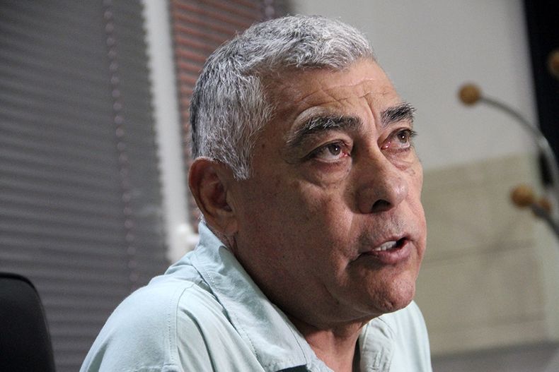 Dardo Loza, secretario general del Sindicato de la Carne, cuestionado por las familias del sector trabajador. Mantiene la esperanza de una negociación favorable.