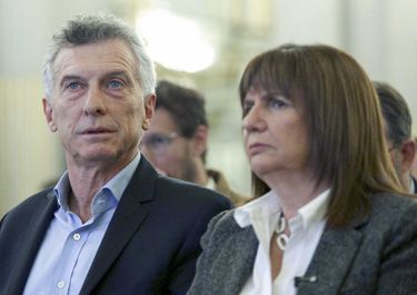 Mauricio Macri y Patricia Bullrich.