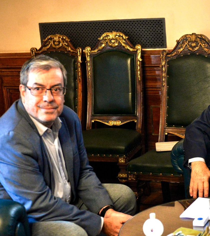 Germán Martínez y José Mayans, jefes del peronismo en el Congreso.&nbsp;