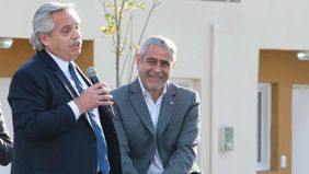 Alberto Fernández y Jorge Ferraresi