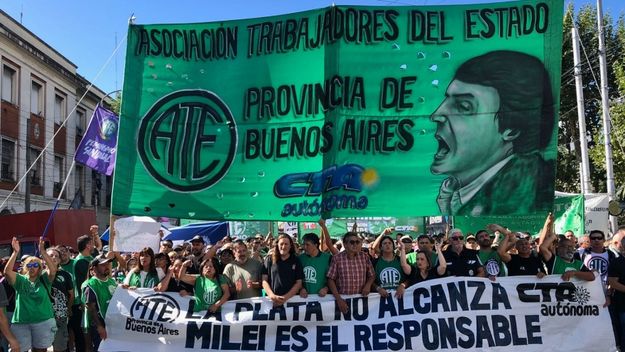 ATE la hace un paro a Kicillof y marcha a la Legislatura bonaerense&nbsp;