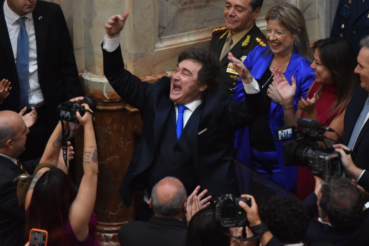 Javier Milei en la Asamblea Legislativa 2026.