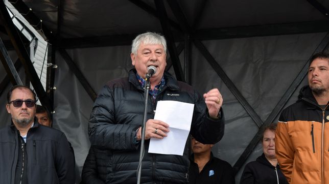 El intendente de Bariloche, Walter Cortés, en los festejos por el Día de la Tradición. 