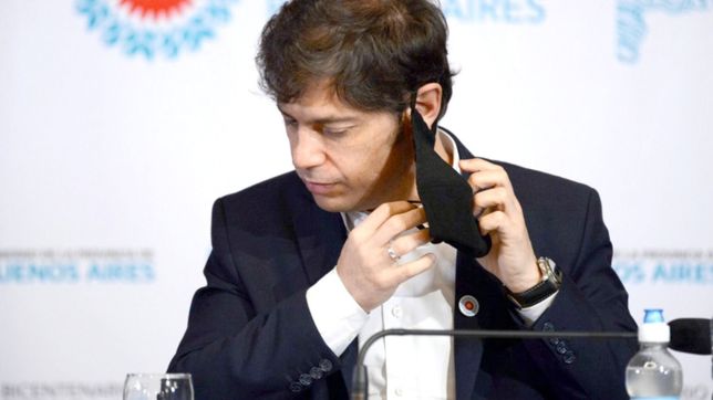 enojo de kicillof con la nacion