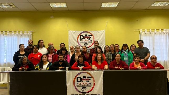 La lista 4 de Docentes al Frente, flamante conducción de la UnTER en Río Negro.