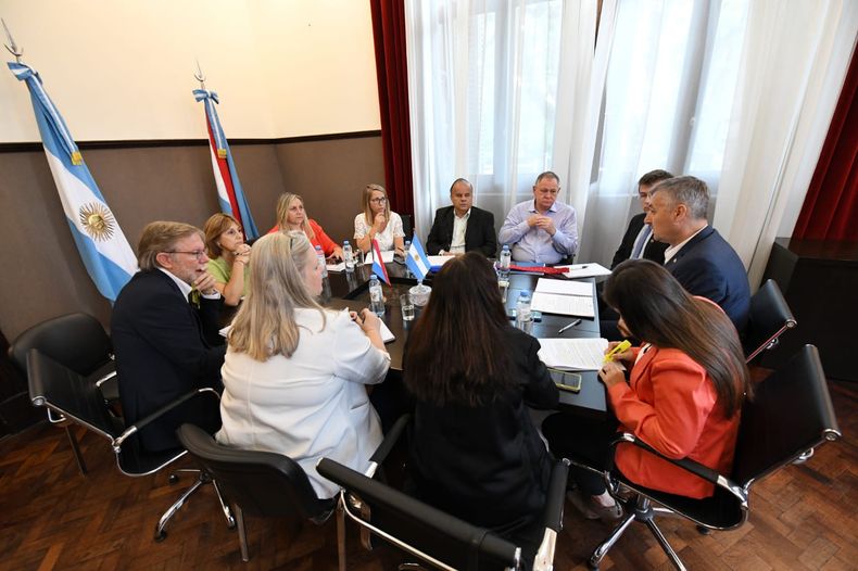 Gustavo Hein presidió este miércoles por la mañana la reunión de labor parlamentaria.