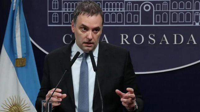 Manuel Adorni, jefe de Gabinete.&nbsp;