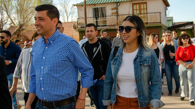 Daniela Rucci, cabeza de lista del MPN para el 16 de abril.