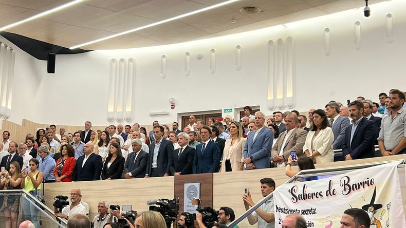 Las gradas en la apertura de sesiones del intendente Pablo Javkin