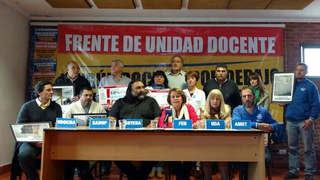 con la paritaria estancada, docentes exigen una audiencia con vidal