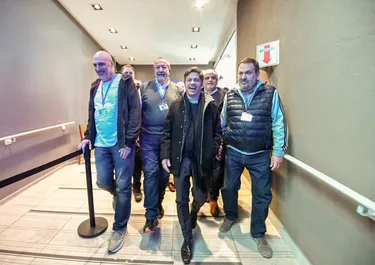 Axel Kicillof durante su última visita a Córdoba