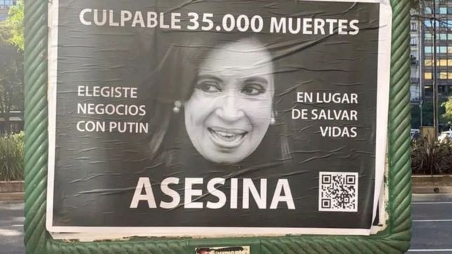 buscando simbolos de paz, el presidente repudio sin delay otro ataque a cfk