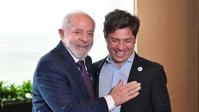 Lula Da Silva y Axel Kicillof.