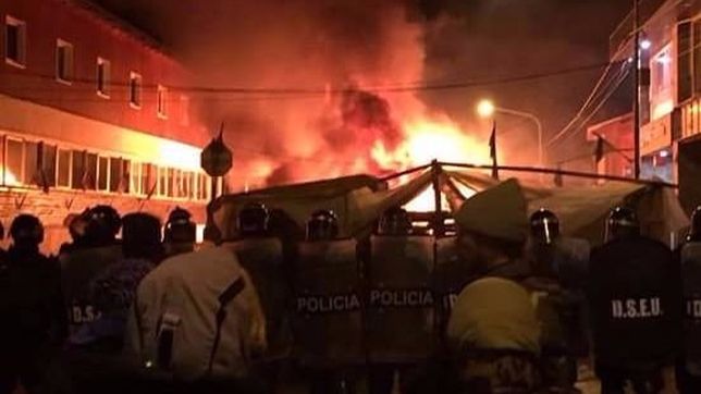 bertone destaco la eficiencia del operativo que desalojo a los estatales