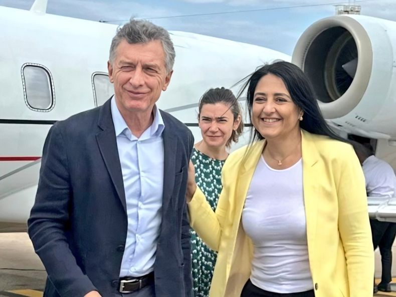 Mauricio Macri con Soher El Sukaria, su espada en el PRO Córdoba