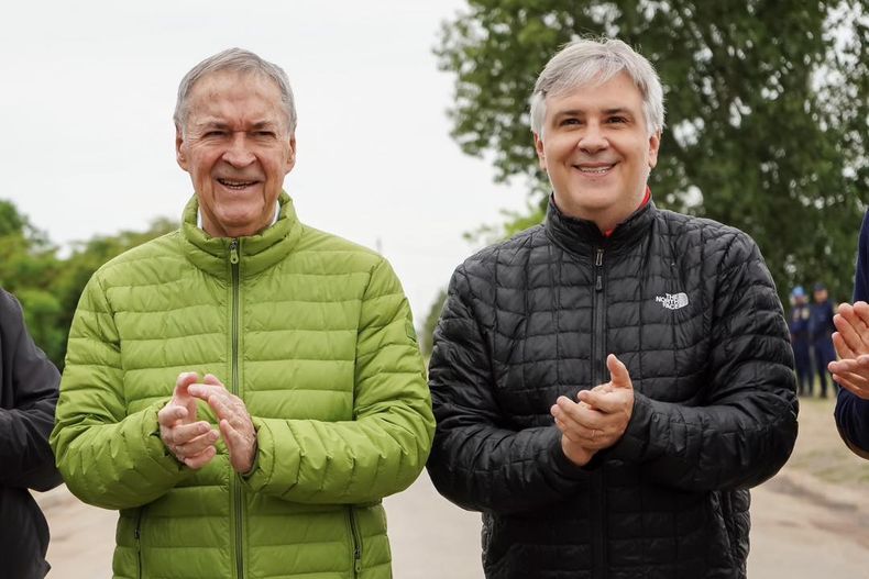 Juan Schiaretti y Martín Llaryora