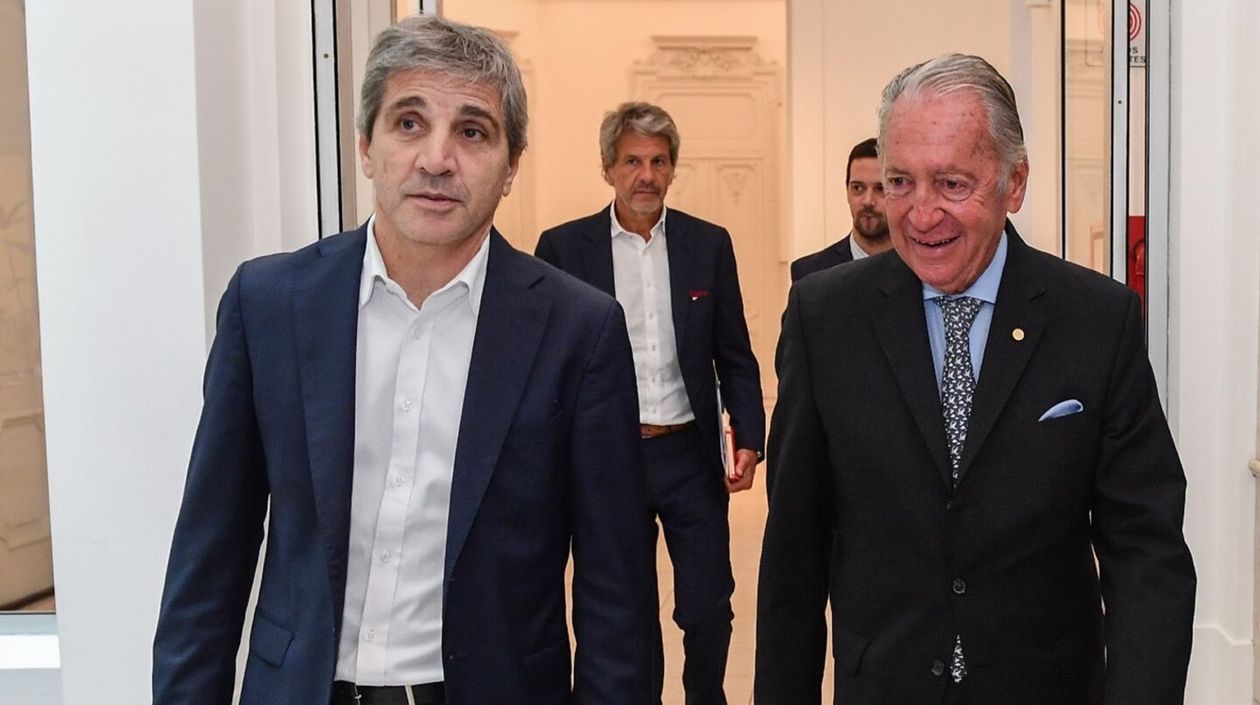 Toto Caputo, Juan Pazo y Daniel Funes de Rioja