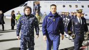 Javier Milei y Luis Petri en una base aérea militar