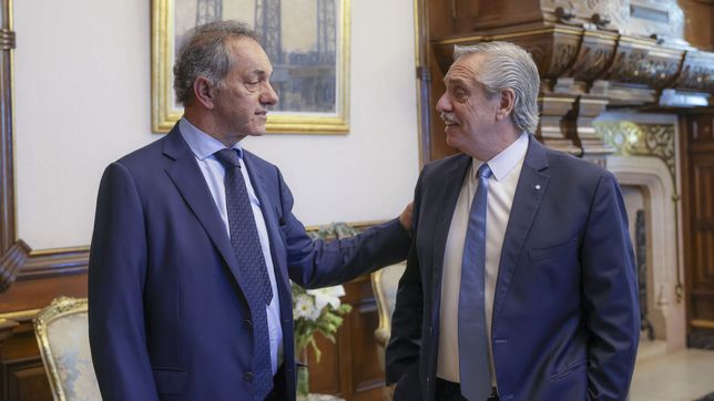 Daniel Scioli y Alberto Fernández (Foto: NA)