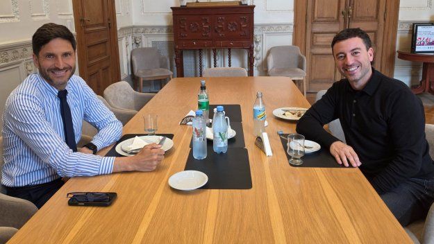 Maximiliano Pullaro y Rodrigo de Loredo almorzaron en la Casa Gris