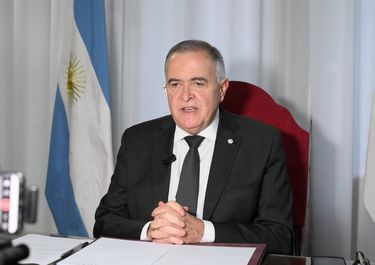 Osvaldo Jaldo, gobernador de Tucumán.&nbsp;