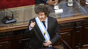 El presidente Javier Milei