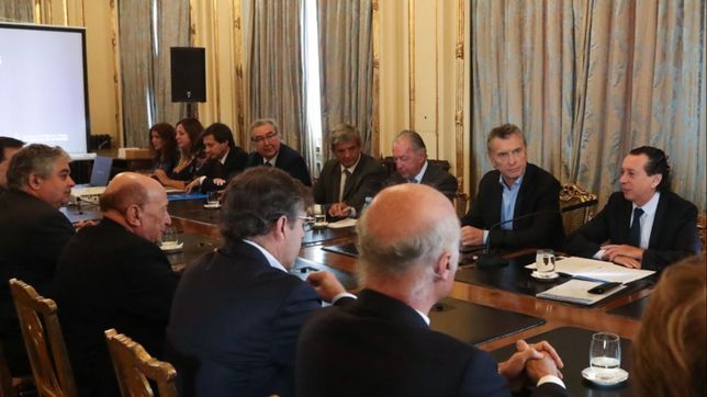 macri pidio a los ceos que comuniquen el congelamiento como ?una medida feliz