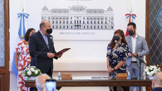 perotti reseteo el gabinete y pidio dialogo responsable