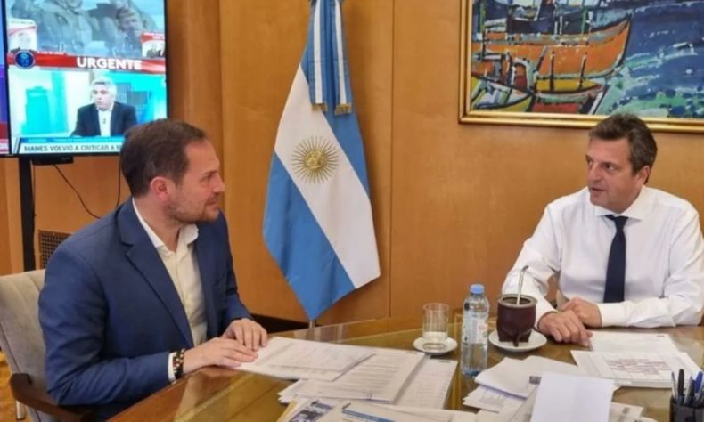 Martín Gill y Sergio Massa.&nbsp;